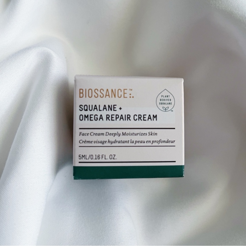 NEW Biossance Squalane + Omega Repair Cream Sample
